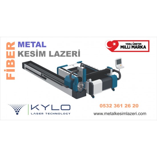 1 KW FİBER METAL KESİM LAZERİ